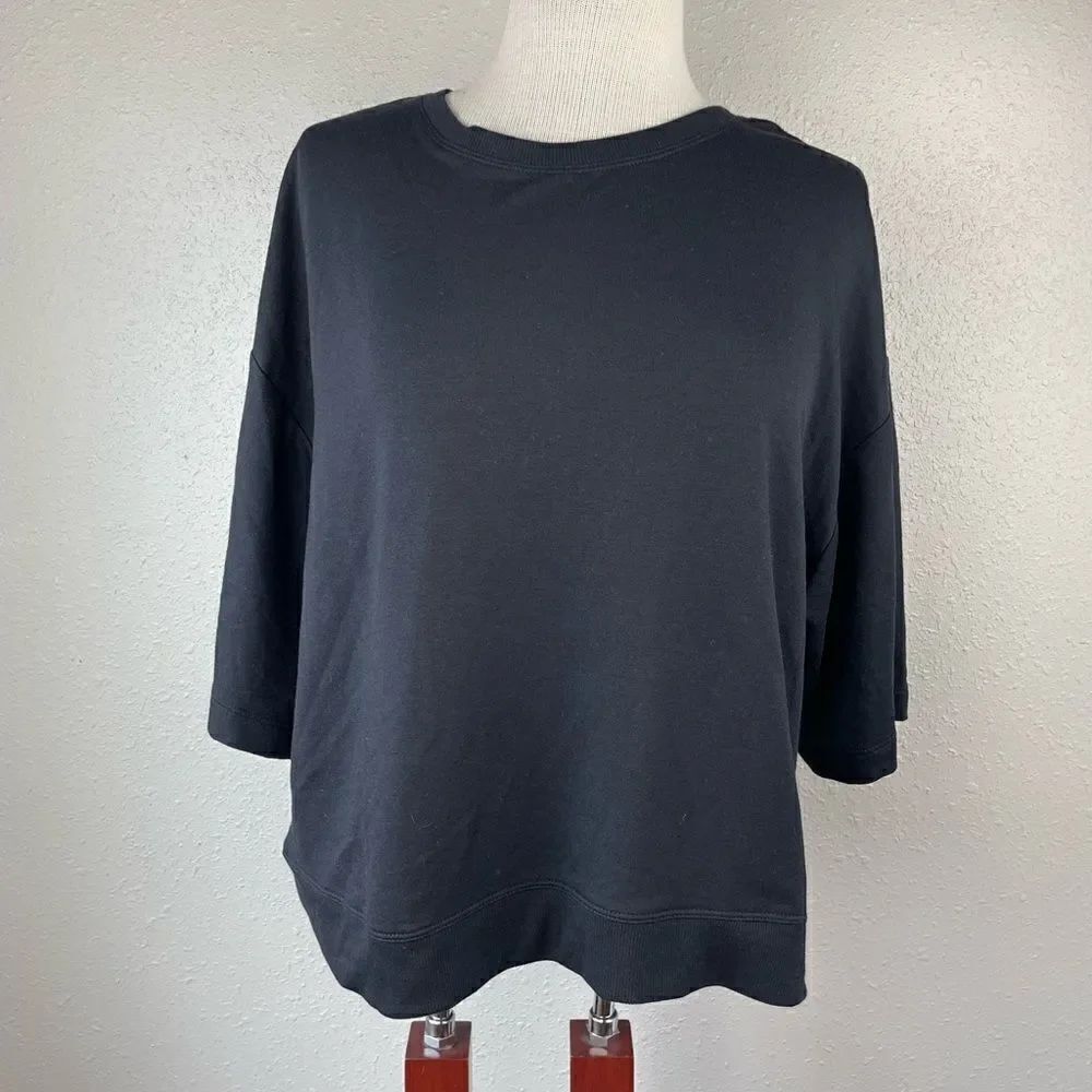 NWT Ideology Casual Black Top Size XL
